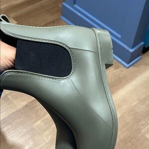 Capezio Olive Green Chelsea Boots